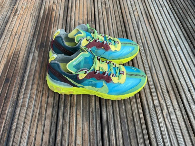 Nike React Element 87 Undercover Men’s Trainer UK8,5 /EU 43 Lakeside, electric Yellow,Techwear - Image 3