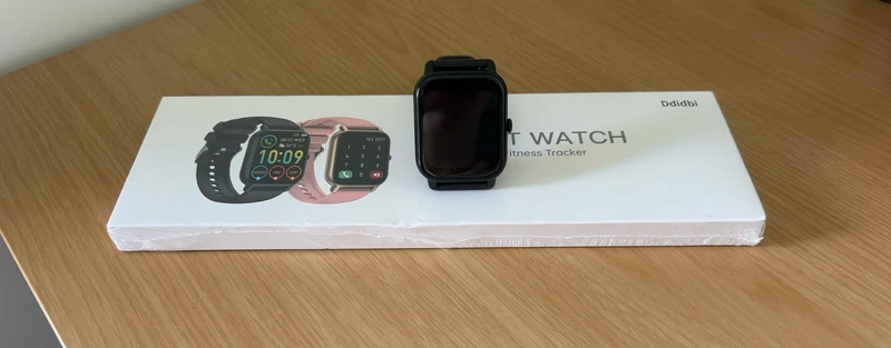 Black Smart Watch,Pedometer,Step Counter,Heart rate-Sleep Monitor NWT,Boxed - Image 3