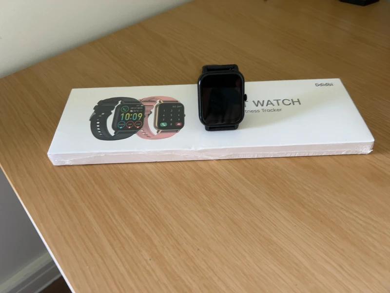 Black Smart Watch,Pedometer,Step Counter,Heart rate-Sleep Monitor NWT,Boxed - Image 2