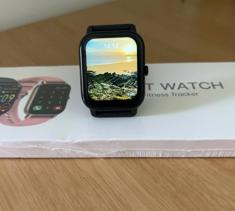 Black Smart Watch,Pedometer,Step Counter,Heart rate-Sleep Monitor NWT,Boxed - Image 4